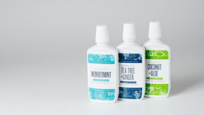 Introducing Schmidt's Wondermint, Tea Tree+Ginger, and Coconut+Aloe Mouthwash